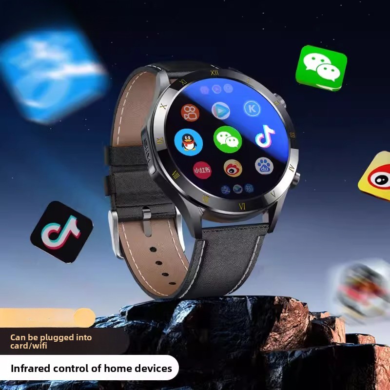 French Connection Watches Smartwatch App - SIMカードスロット搭載、アプリダウンロードとWi-Fi接続対応、通話機能付き4Gスマートウォッチ（男女兼用）