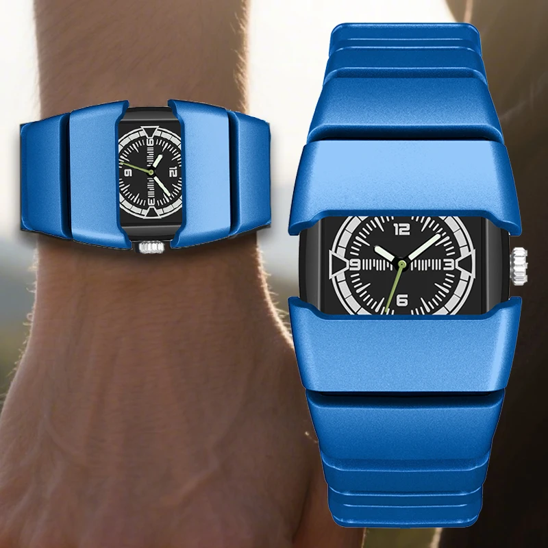 Smartwatch Stylish Watches For Women - SHIYUNME スタイリッシュなクォーツ時計男性女性用サイバースタイルエイリアンデザインクォーツトレンディな学生防水エクササイズブレスレットウォッチ