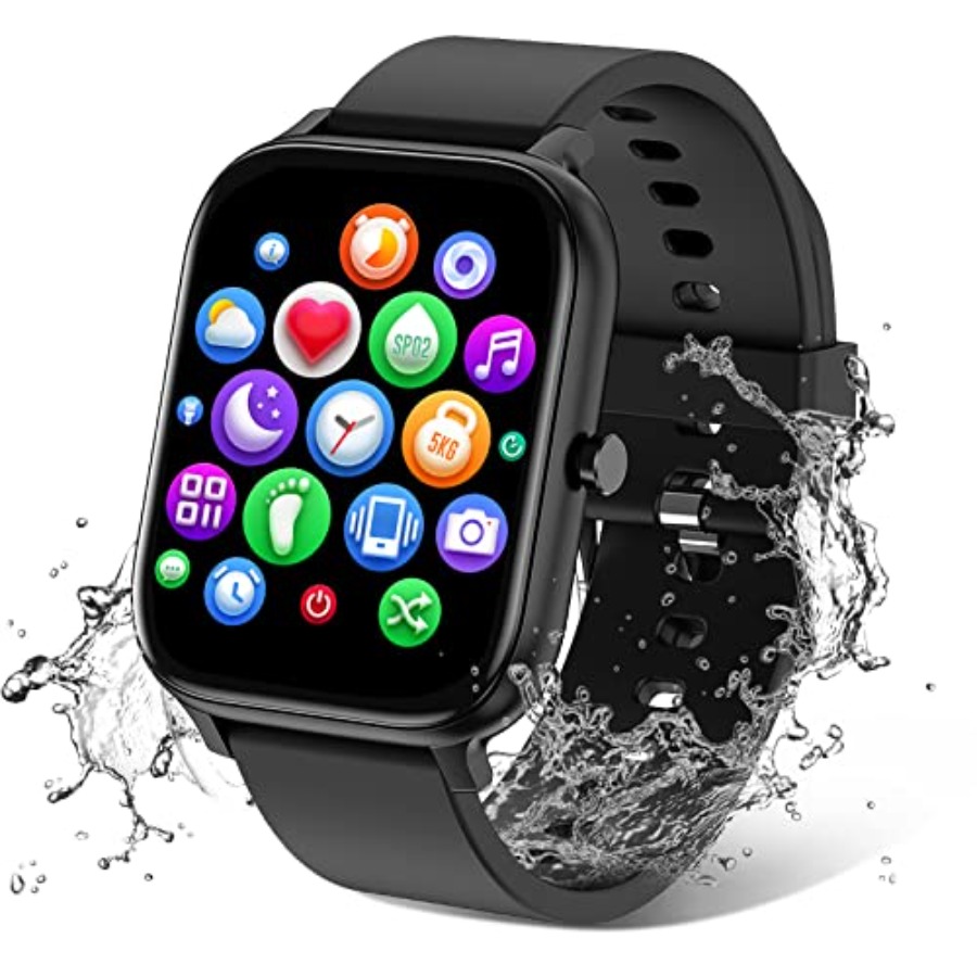 Smartwatch Iphone Watches For Women - スマートウォッチ メンズ レディース iPhone、Samsung、Androidフォン対応 1.69インチ フルタッチスクリーン