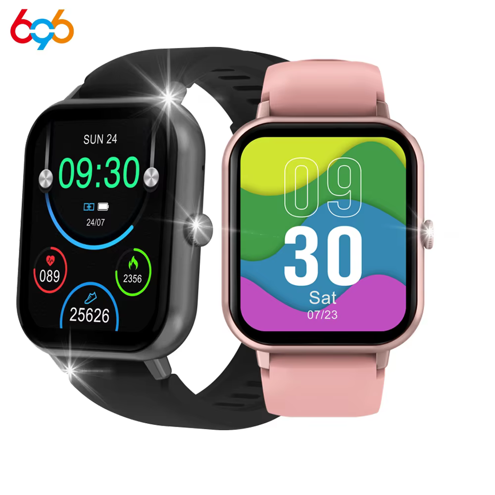 Watches Ladies Smartwatch - 男性と女性のための青い防水時計,24時間の健康モニター,100スポーツモード,音楽制御,女性と男性のためのスマートクロックzl54c,新しい2023