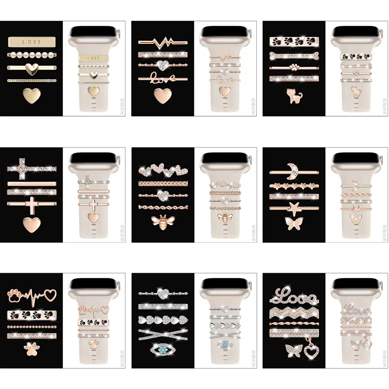 Smartwatch Samsung Watches For Women - 装飾 Apple の時計バンド Ultra2 10 9