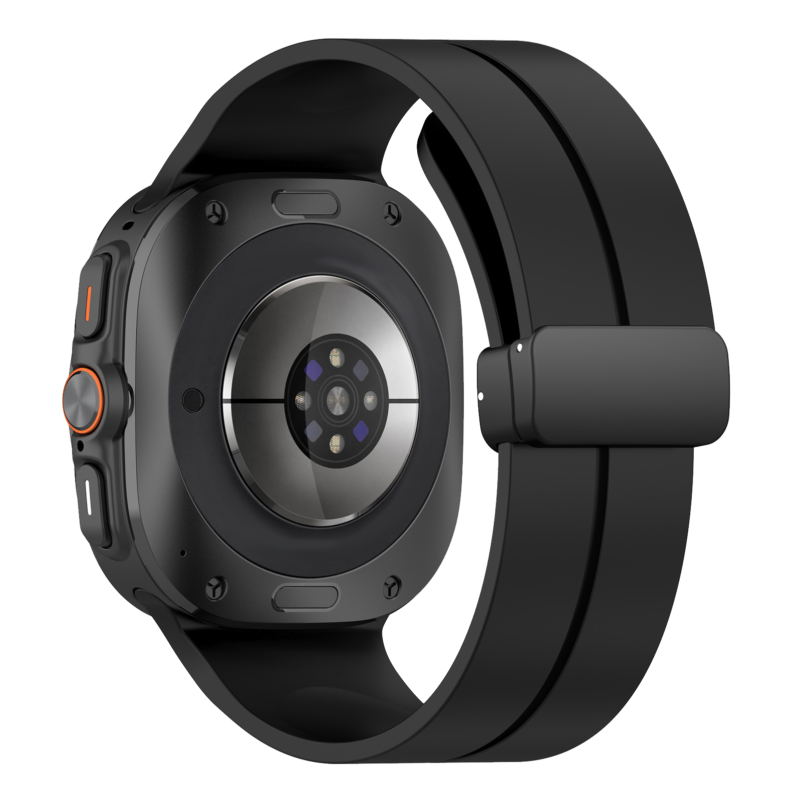 Smartwatch Samsung Watches For Women - サムスンギャラクシーウォッチ用磁気シリコンブレスレット、ギャラクシーウォッチ7ウルトラストラップ47mm、アクセサリー、ギャップなし、47mm