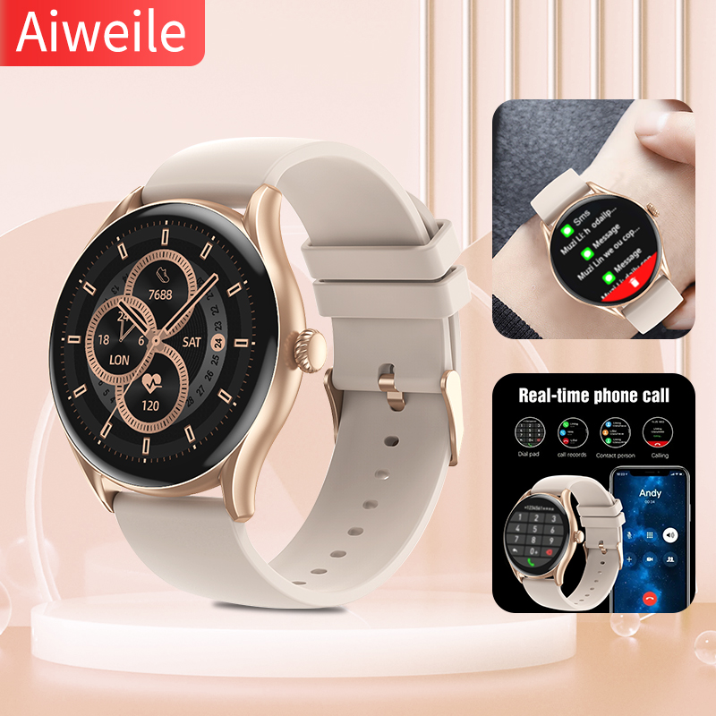 Aweile-スマートウォッチ,Bluetooth,ワイヤレ - Smartwatch Iphone Watches For Women のレビューと価格