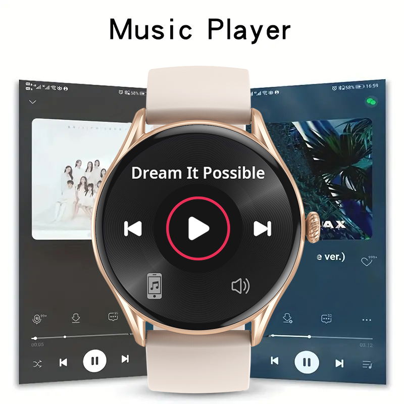 Aweile-スマートウォッチ,Bluetooth,ワイヤレ - Smartwatch Iphone Watches For Women のレビューと価格