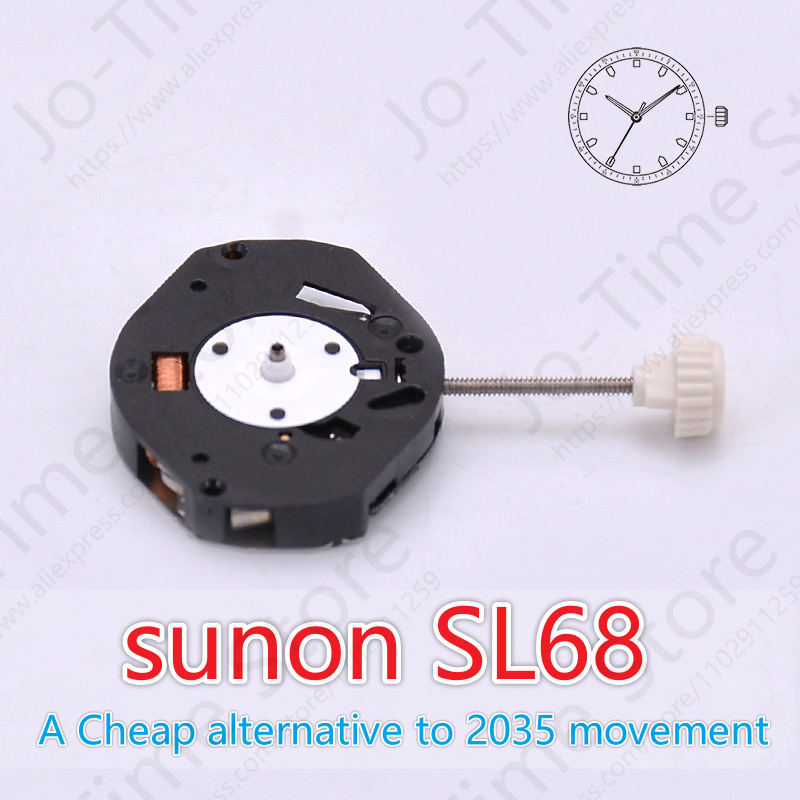 Sunon Sl68 クォーツ時計ムーブメント安い代替 20 - Watch Movement Rotor のレビューと価格