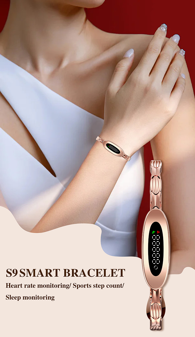 S9 レディースダイビングウォッチ 50メートル防水 正確な - Watches Ladies Smartwatch のレビューと価格