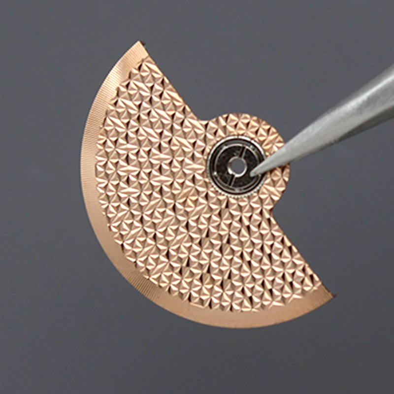 ダイヤモンドテクスチャーメタル振動ウェイトローター自動ハンマ - Watch Movement Rotor のレビューと価格