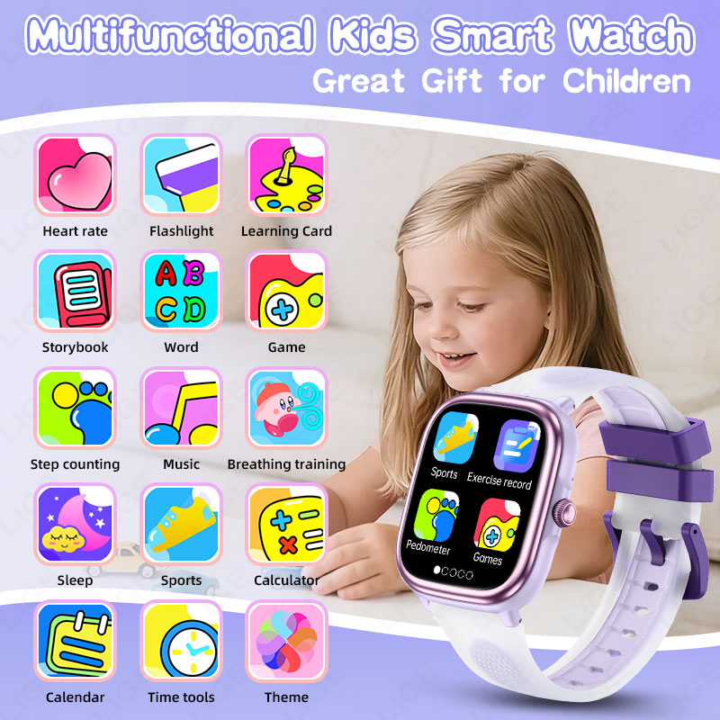 LIGE キッズスマートウォッチ 1.83 インチ心拍数睡眠 - French Connection Watches Smartwatch App のレビューと価格