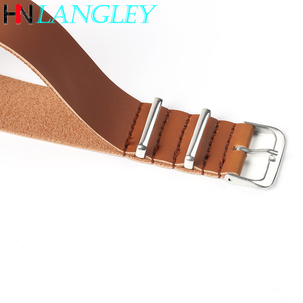 女性と男性のための超薄型レザーストラップ,単層ブレスレット, - Nato Strap Nylon のレビューと価格