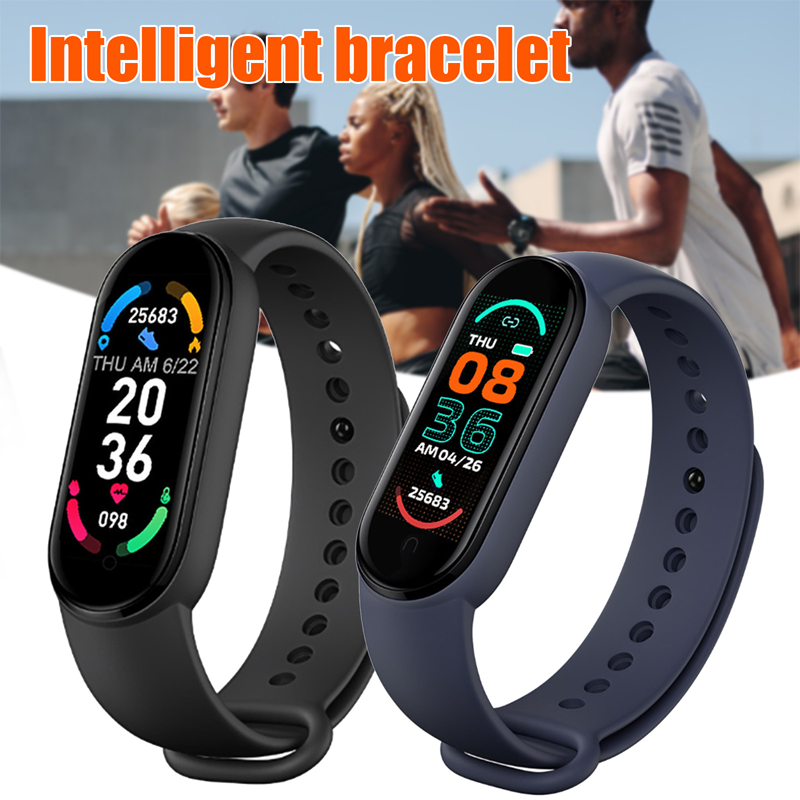 M6 スマートウォッチ男性女性スポーツスマートリストバンド心 - Smartwatch Iphone Watches For Women のレビューと価格