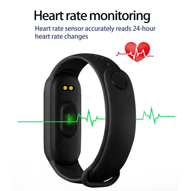M6 スマートウォッチ男性女性スポーツスマートリストバンド心 - Smartwatch Iphone Watches For Women のレビューと価格