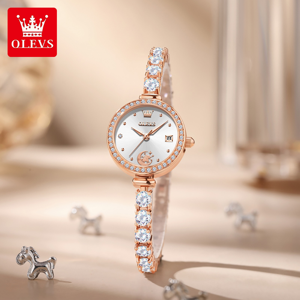 OLEVS 2998 ブランドオリジナルの本物の女性用腕時計 - Analog Quartz Watch のレビューと価格