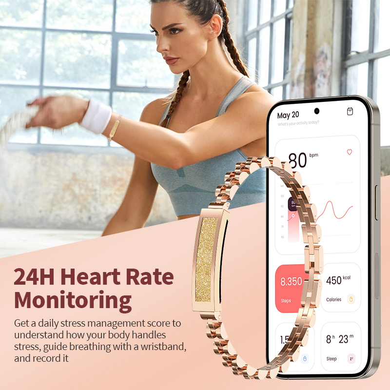 LIGE新型スマートブレスレット スタイリッシュジュエリー  - Smartwatch Stylish Watches For Women のレビューと価格