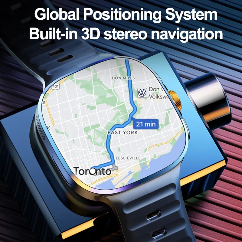 2.40インチの大型画面、4G/5G対応スマートウォッチ（1 - French Connection Watches Smartwatch App のレビューと価格