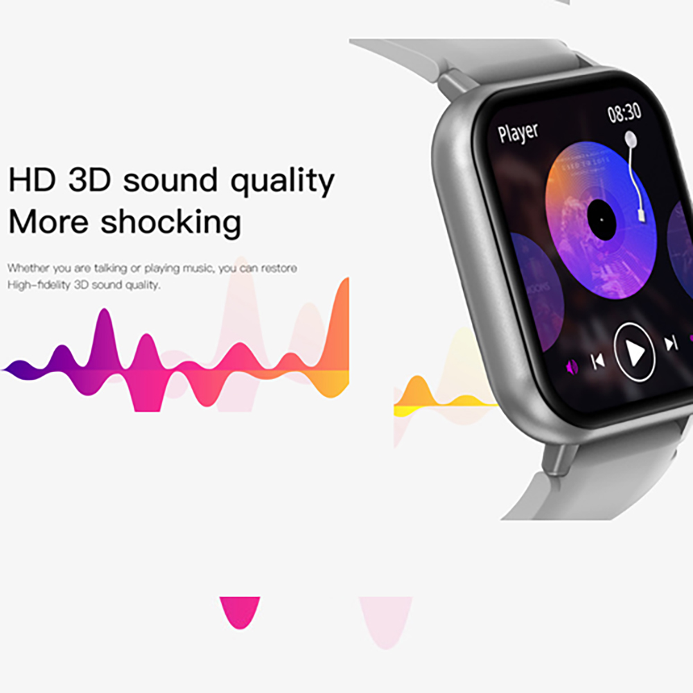 男性と女性のための青い防水時計,24時間の健康モニター,10 - Watches Ladies Smartwatch のレビューと価格