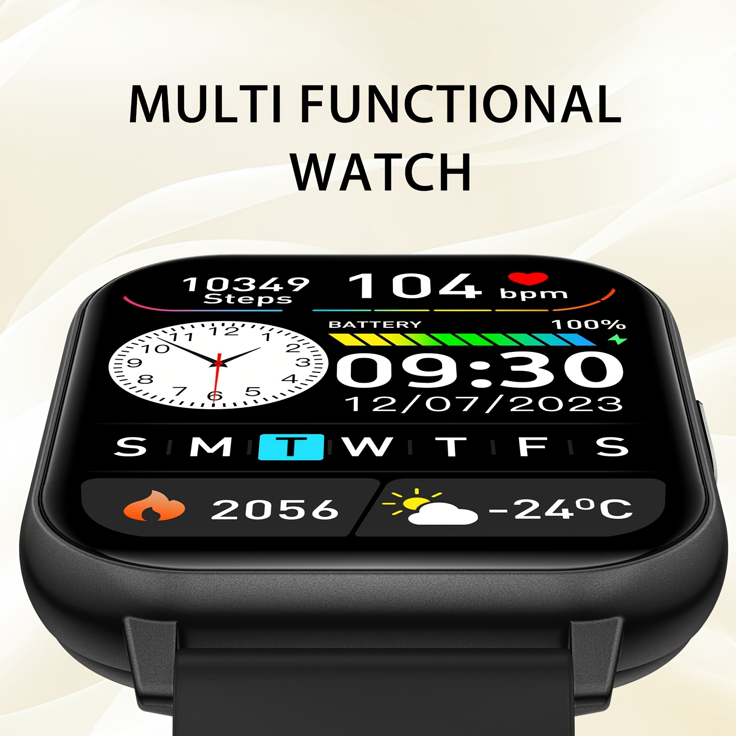 スポーツスマートウォッチ、1.83インチフルタッチスクリーン - Smartwatch Iphone Watches For Women のレビューと価格