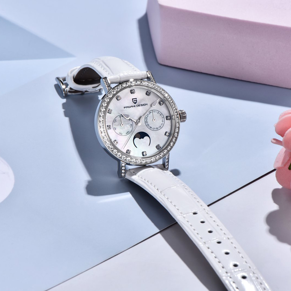 パガーニデザイン女性クォーツ時計モップダイヤルダイヤモンドベ - Analog Quartz Watch のレビューと価格