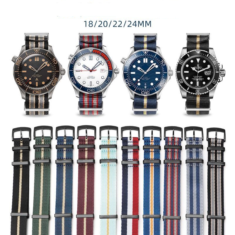 優れたナイロン時計バンドオメガシーマスターセイコー SKX0 - Nato Strap Nylon のレビューと価格