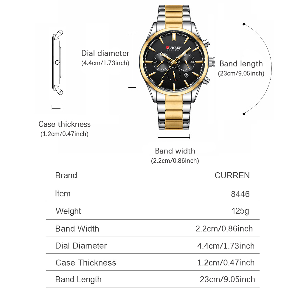 カレンカジュアルクォーツクロノスポーツ腕時計ブランド男性用ス - Analog Quartz Watch のレビューと価格