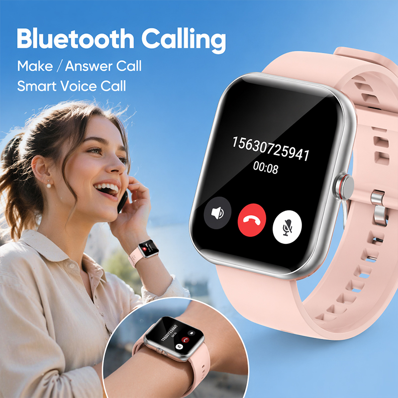 女性用スマートウォッチ BT通話 心拍数 睡眠モニター IP - Watches Ladies Smartwatch のレビューと価格