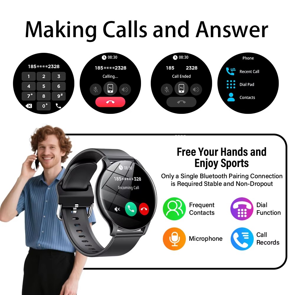 2025年新型スマートウォッチ 心拍数 睡眠健康モニター B - Watches Ladies Smartwatch のレビューと価格
