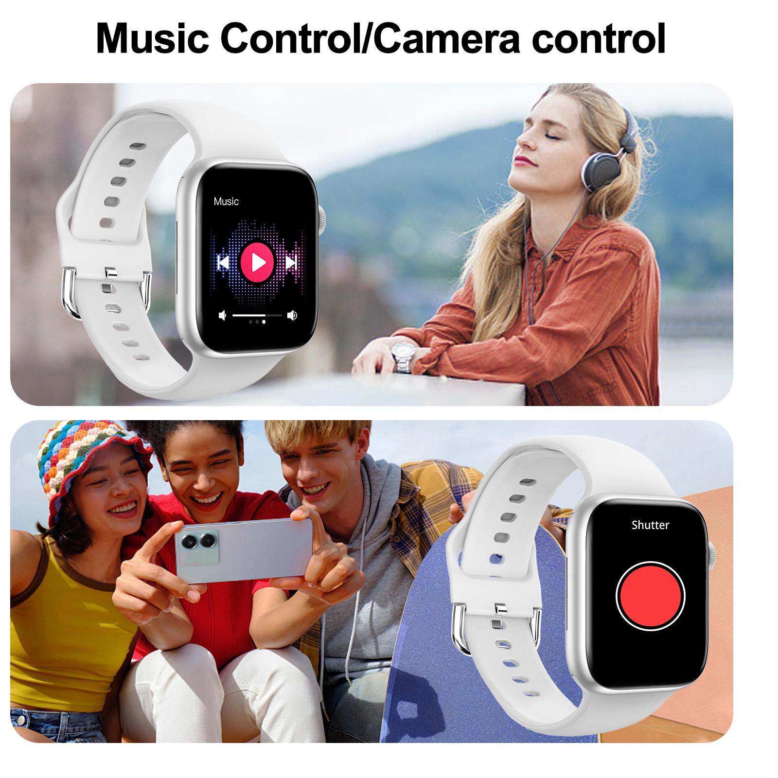 スマートウォッチ、ワイヤレス通話/ダイヤル、マルチスポーツモ - Smartwatch Iphone Watches For Women のレビューと価格
