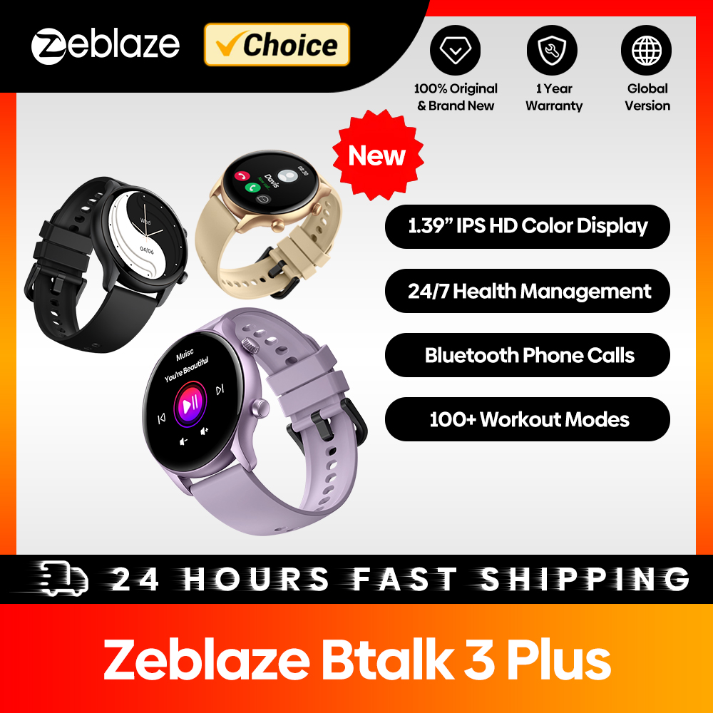 新しい Zeblaze Btalk 3 Plus 音声通話ス - Watches Ladies Smartwatch のレビューと価格