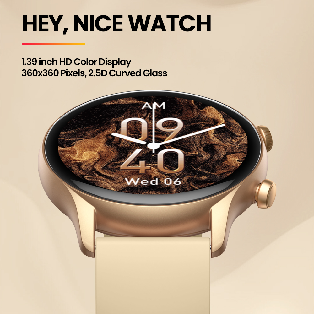 新しい Zeblaze Btalk 3 Plus 音声通話ス - Watches Ladies Smartwatch のレビューと価格