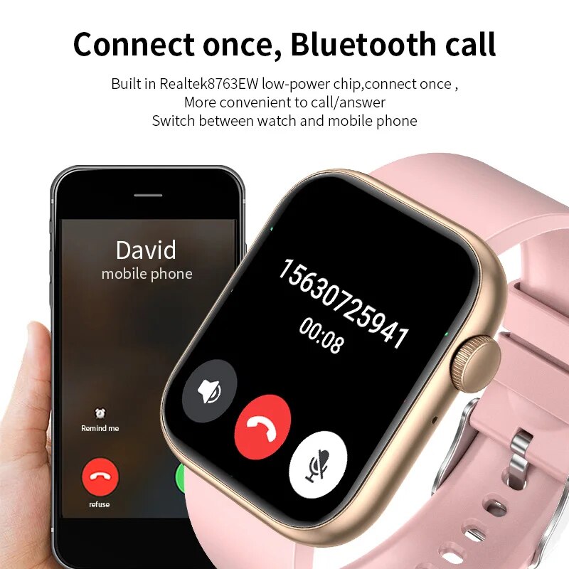 Lige-男性と女性のためのスマートウォッチ,スポーツデバイ - Watches Ladies Smartwatch のレビューと価格