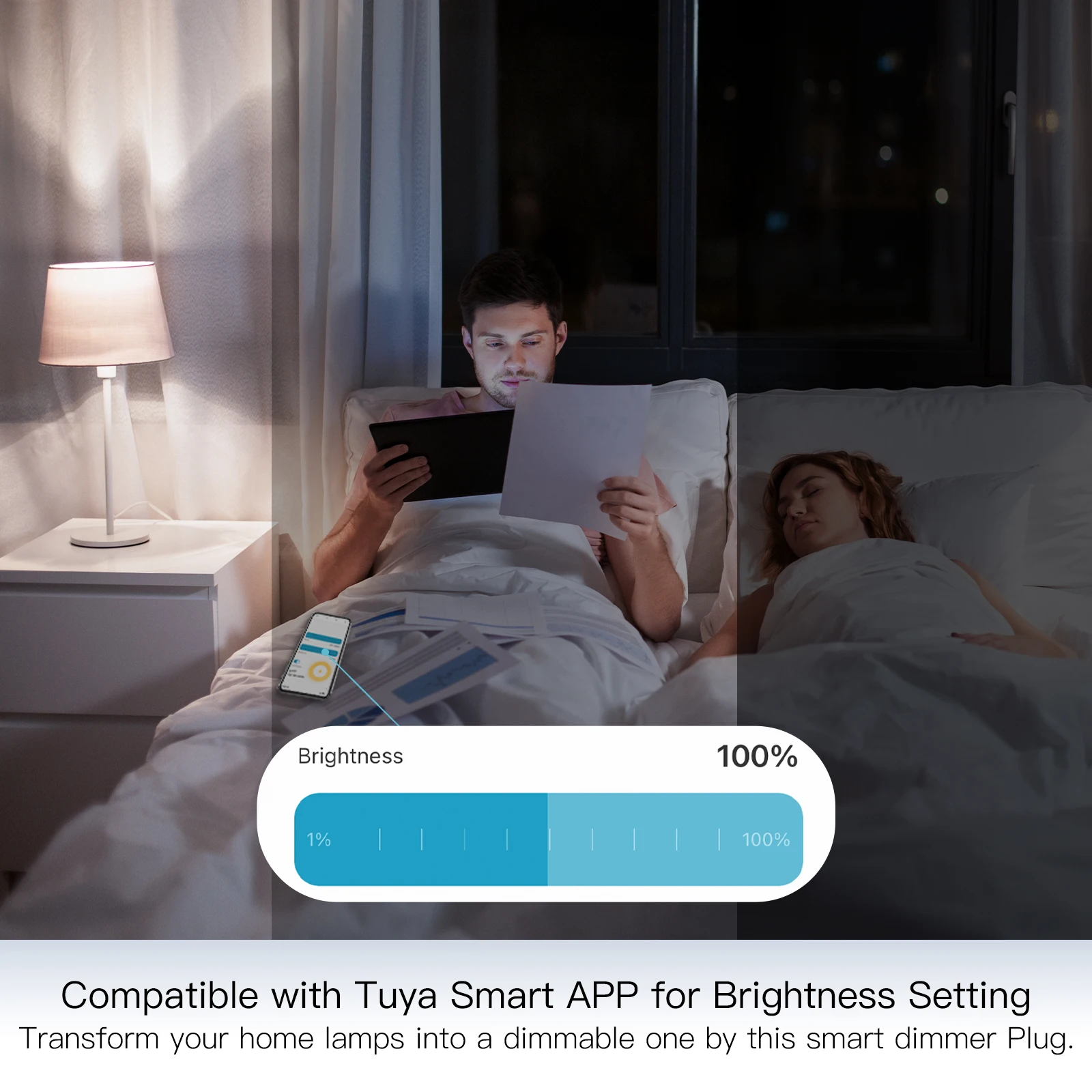 MOES Tuya WiFi スマートプラグ 調光可能な電源 - Analog Quartz Watch のレビューと価格