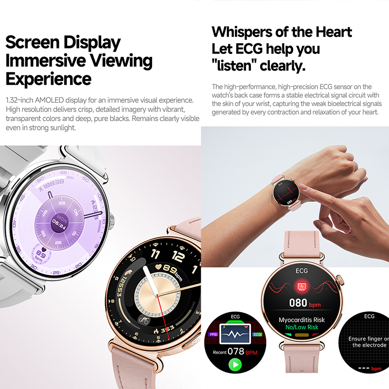 デイリーアクティビティトラッカー IP68防水 2026年  - Watches Ladies Smartwatch のレビューと価格