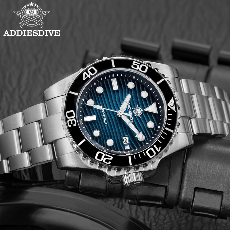 ADDIESDIVE メンズ 2115 クォーツ時計 サンド - Analog Quartz Watch のレビューと価格