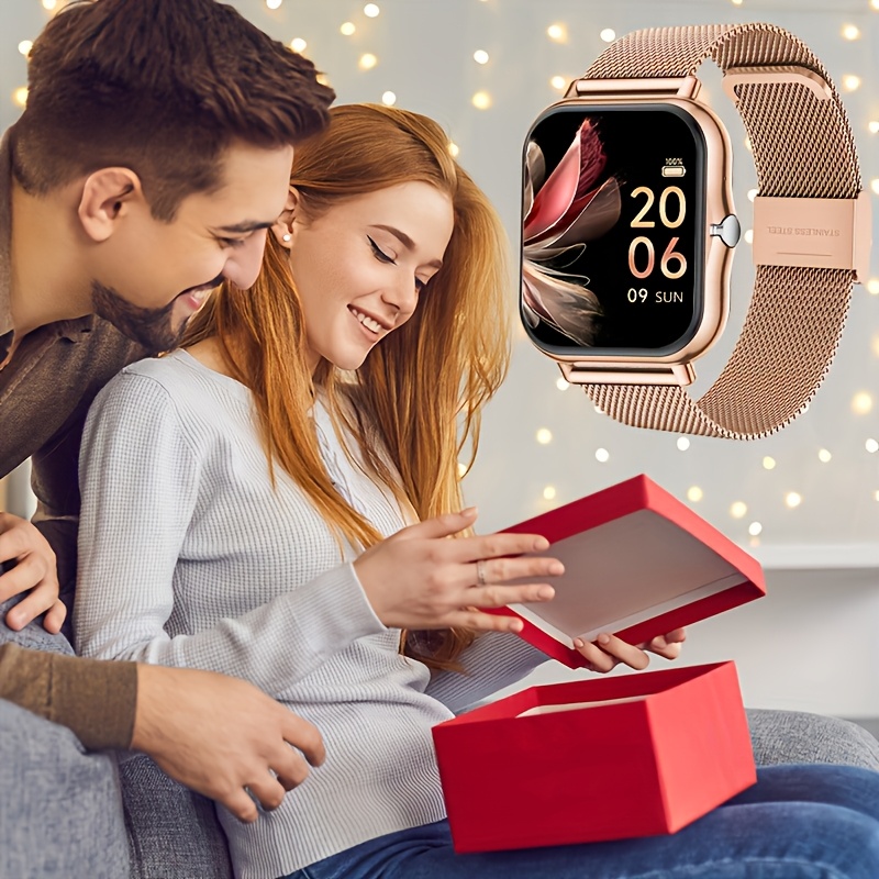 男性と女性向けのフルタッチスクリーンスマートウォッチ、通話の - Smartwatch Stylish Watches For Women のレビューと価格